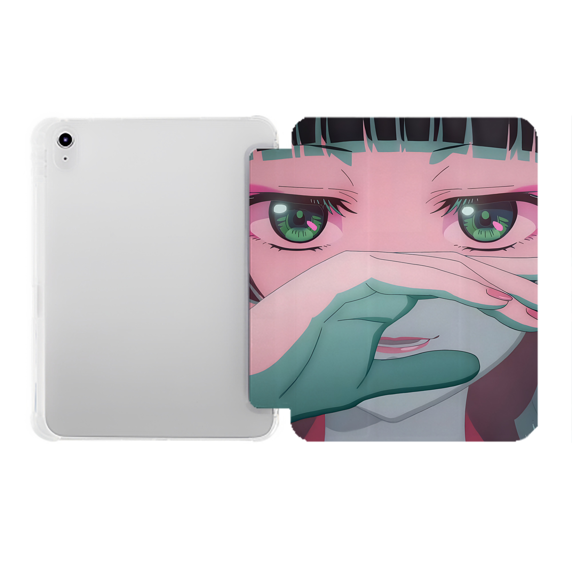 （画像用） 薬屋のひとりごと The Apothecary Diaries IPad ケース ペン収納付き 三つ折りスタンド PUレザー×シリコン 対応機種9.5/10.5/10.9インチ
